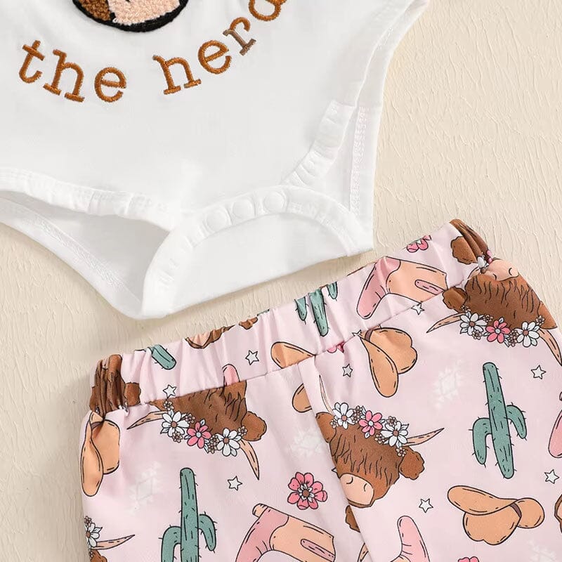 New To The Herd Flared Pants Baby Set