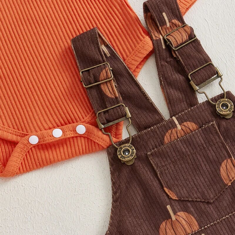 Long Sleeve Pumpkin Patch Princess Baby Set
