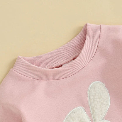 Long Sleeve Fluffy Bunny Baby Bodysuit