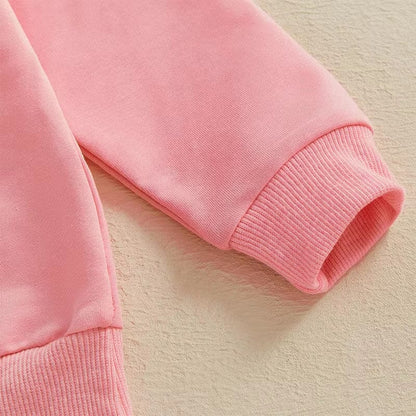 Long Sleeve Love Flared Pants Baby Set