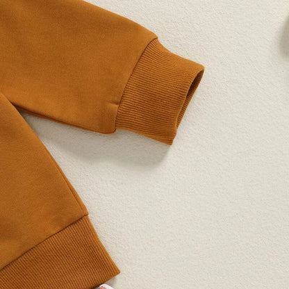 Little Pumpkin Flared Pants Toddler Set