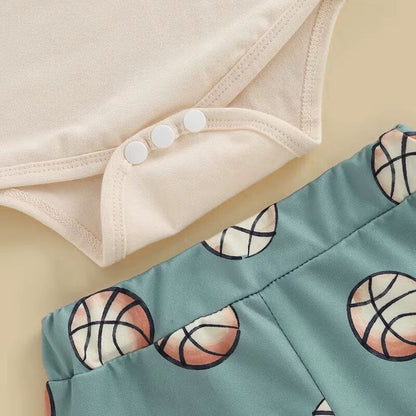 Long Sleeve Little Dribbler Baby Set