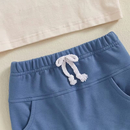 Short Sleeve Trucks Baby Set