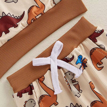 Long Sleeve Dinosaurs Baby Set