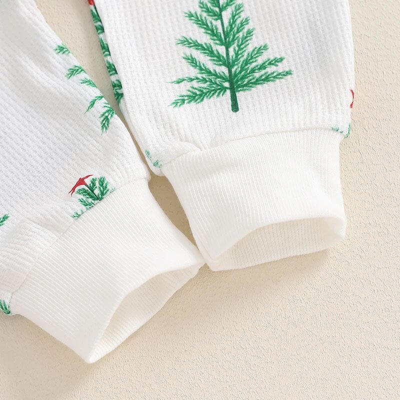 Christmas Tree Waffle Toddler Set