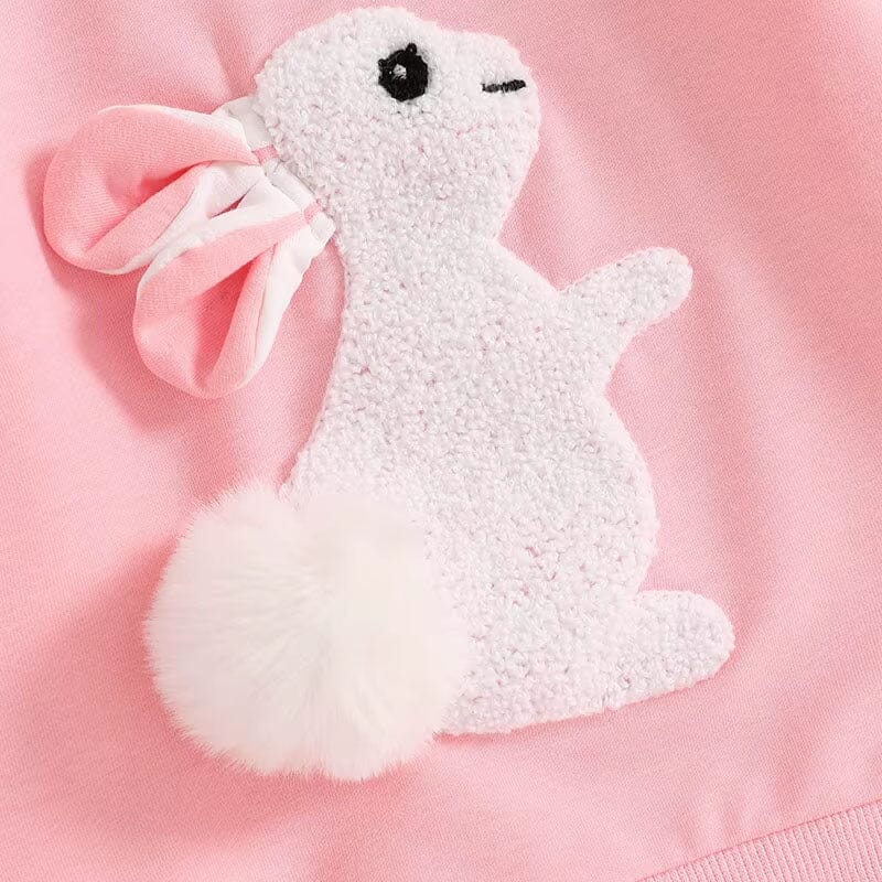 Embroidered Easter Bunny Toddler Sweatshirt