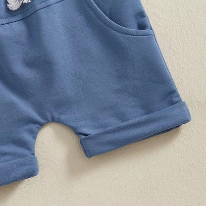 Short Sleeve Trucks Baby Set