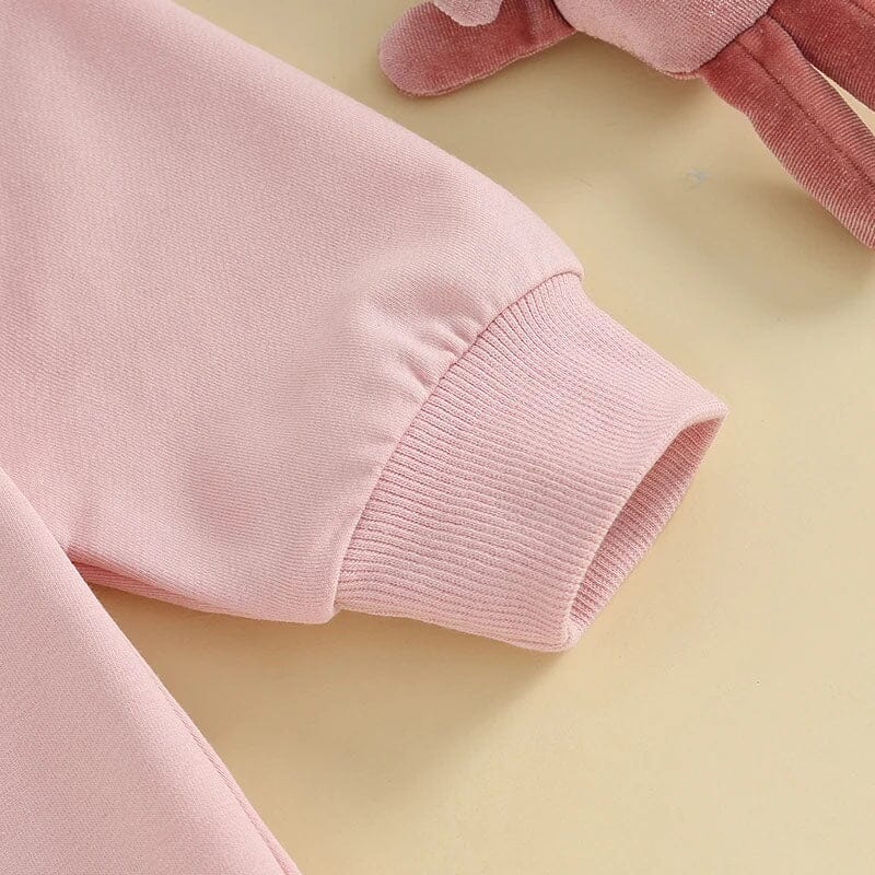 Long Sleeve Fluffy Bunny Baby Bodysuit