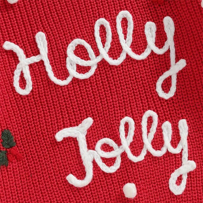 Holly Jolly Christmas Baby Sweater
