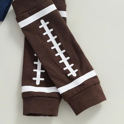 Long Sleeve Daddy Football Baby Set