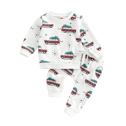 Christmas Tree Car Set