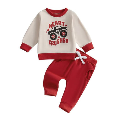 Long Sleeve Heart Crusher Baby Set