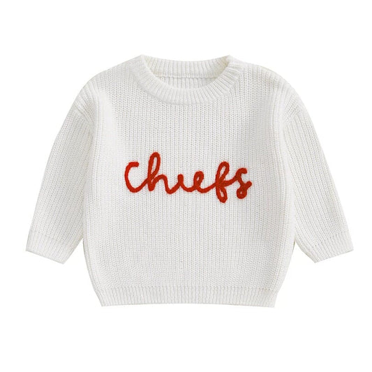 Chiefs Knit Baby Sweater