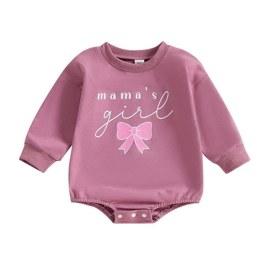 Mama's Girl Bow Baby Bodysuit
