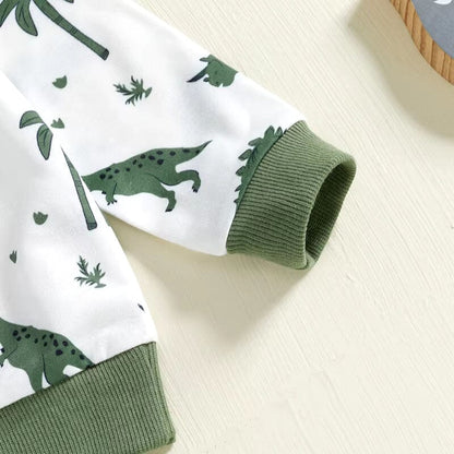 Long Sleeve Dino Baby Set