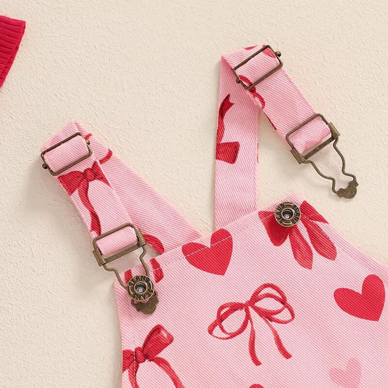 Long Sleeve Valentine's Day Baby Set