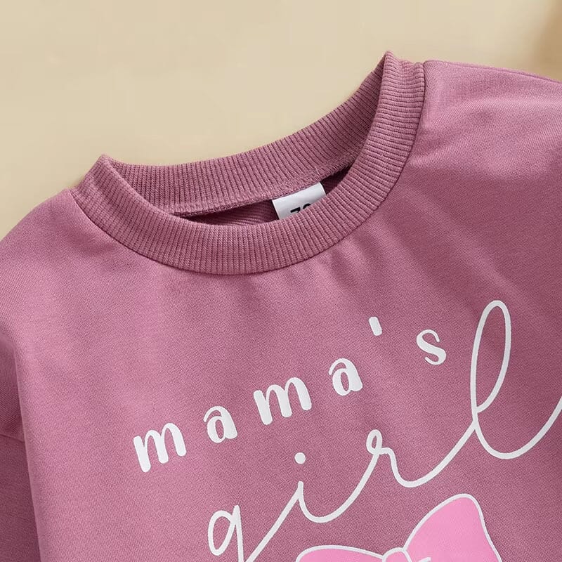 Mama's Girl Bow Baby Bodysuit