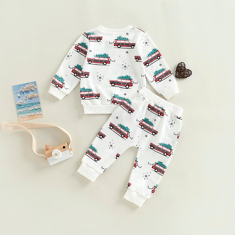 Christmas Tree Car Set