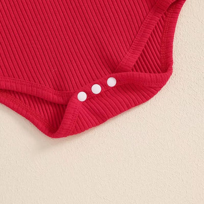 Long Sleeve Valentine's Day Baby Set