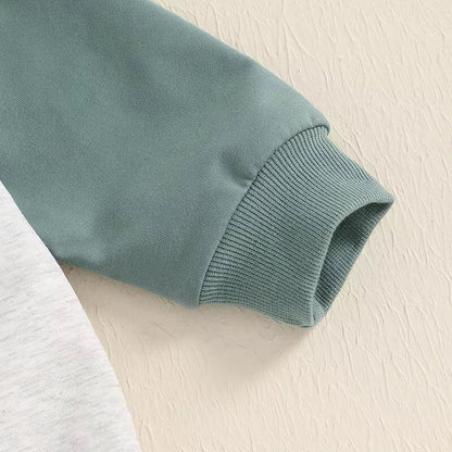 Color Block Cargo Baby Set