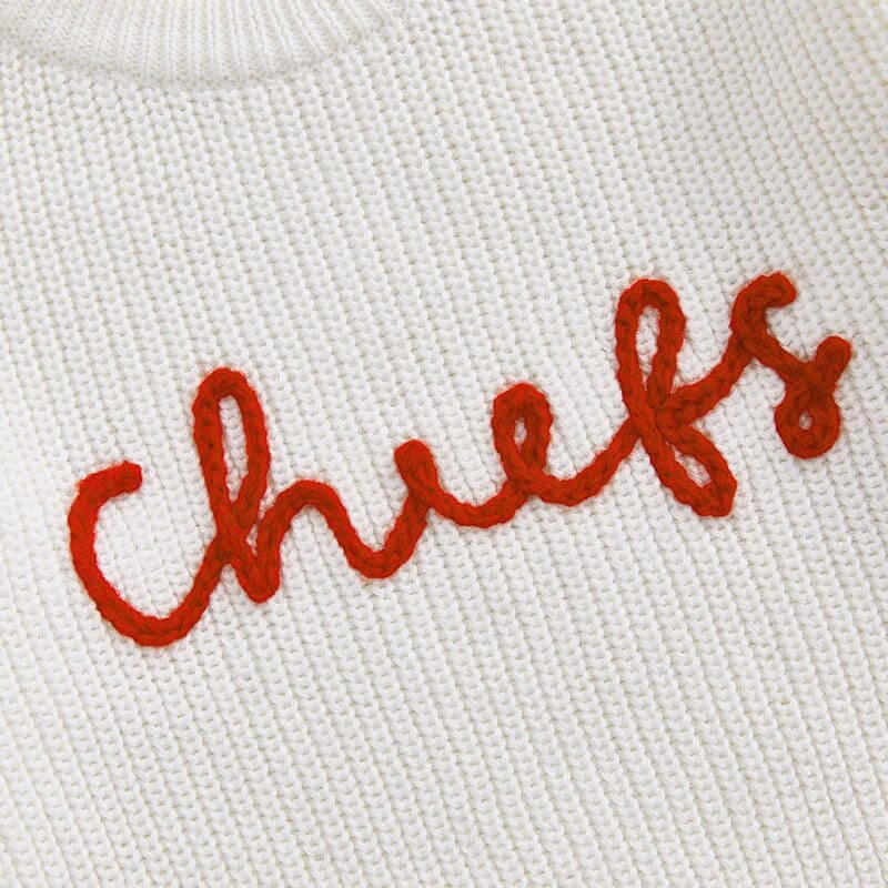 Chiefs Knit Baby Sweater