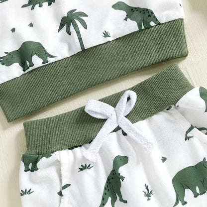 Long Sleeve Dino Baby Set
