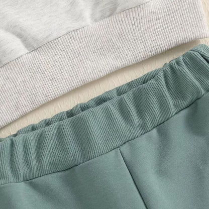 Color Block Cargo Baby Set