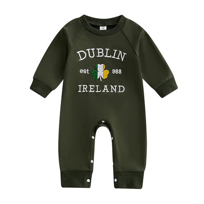 Long Sleeve Dublin Baby Jumpsuit