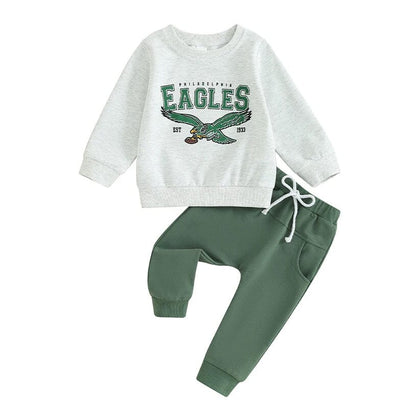 Long Sleeve Eagles Baby Set