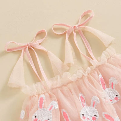 Easter Bunny Tutu Toddler Dress