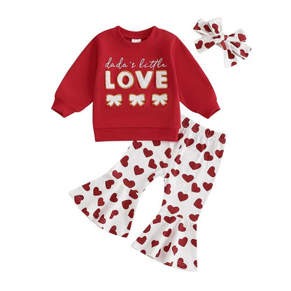 Valentine's Day Parental Love Baby Set
