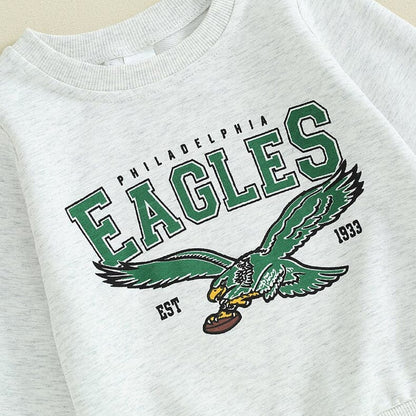 Long Sleeve Eagles Baby Set