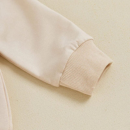 Pumpkin Plaid Flared Pants Baby Set