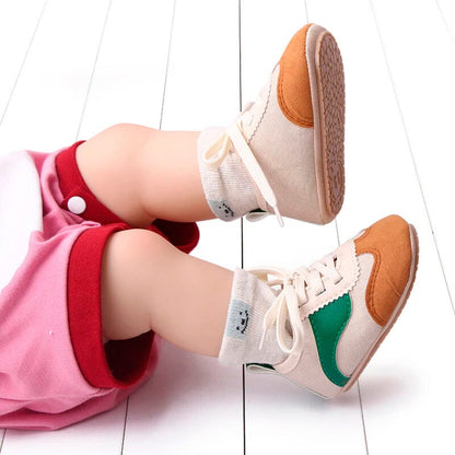 Lace Up Canvas Baby Sneakers