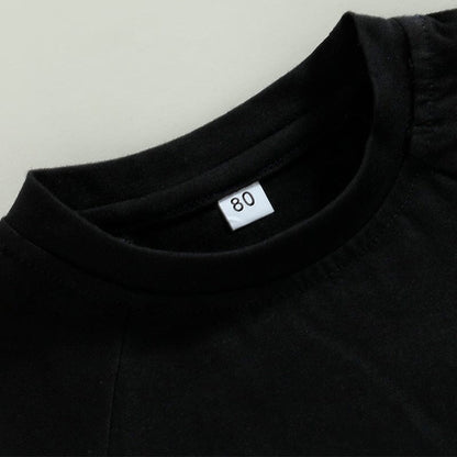 Solid Black Toddler Tee