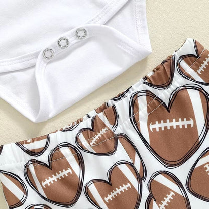 Sunday Football Flared Pants Baby Set