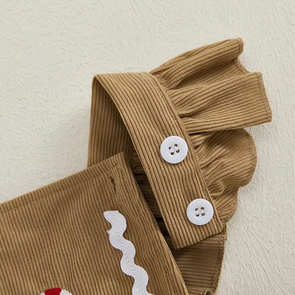 Christmas Ruffles Baby Romper