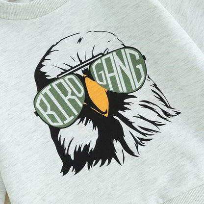 Long Sleeve Bird Gang Baby Set