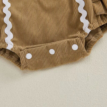 Christmas Ruffles Baby Romper