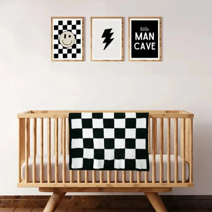 Checkered Plush Blanket