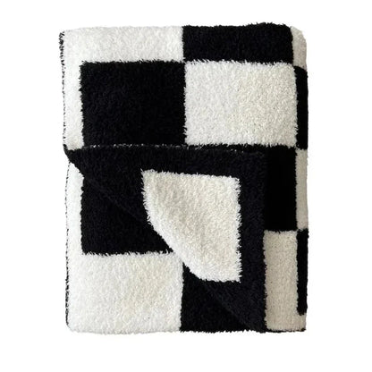 Checkered Plush Blanket