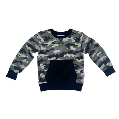 Sunday & Co. Camo Jogger Pullover Top