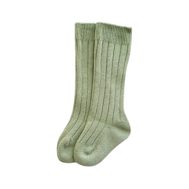 Ribbed Thigh High Baby Socks