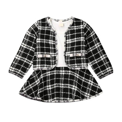 Plaid Blazer Toddler Set