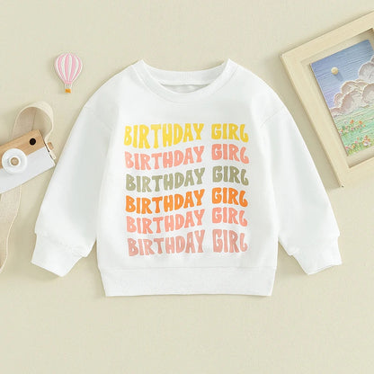Birthday Girl Toddler Sweatshirt