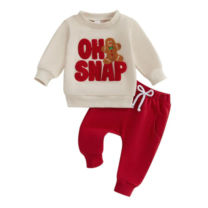 Oh Snap Christmas Gingerbread Toddler Set