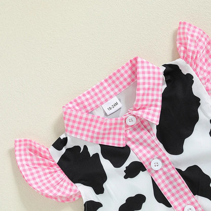 Cowgirl Pink Toddler Costume Set