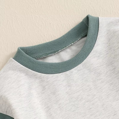 Color Block Cargo Baby Set