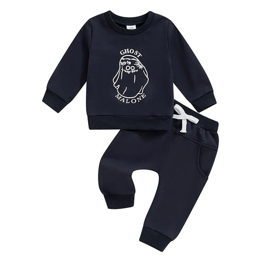 Long Sleeve Ghost Malone Baby Set