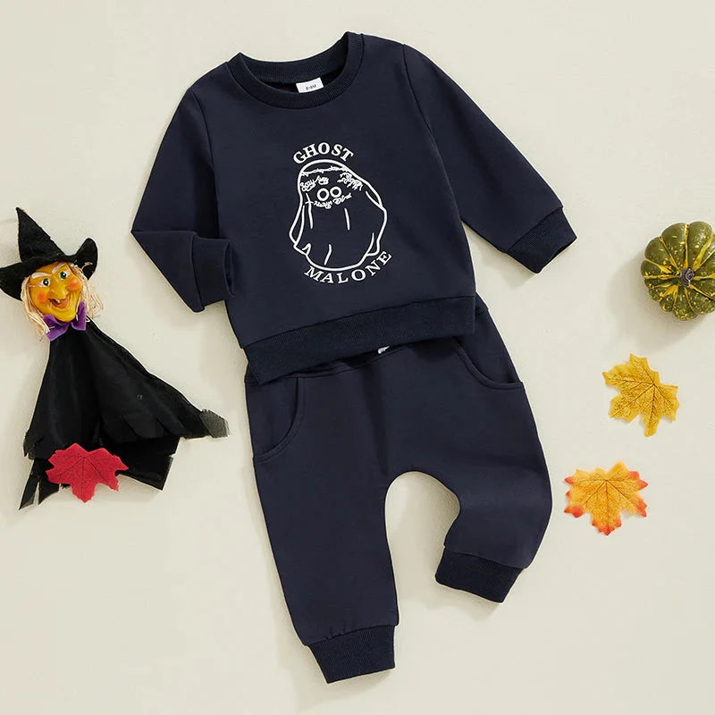 Long Sleeve Ghost Malone Baby Set